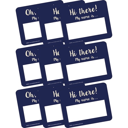 Barker Creek Oh Hello! Name Tags/Self-Adhesive Labels, Multi-Design Set, 135/Set, PK135 4324